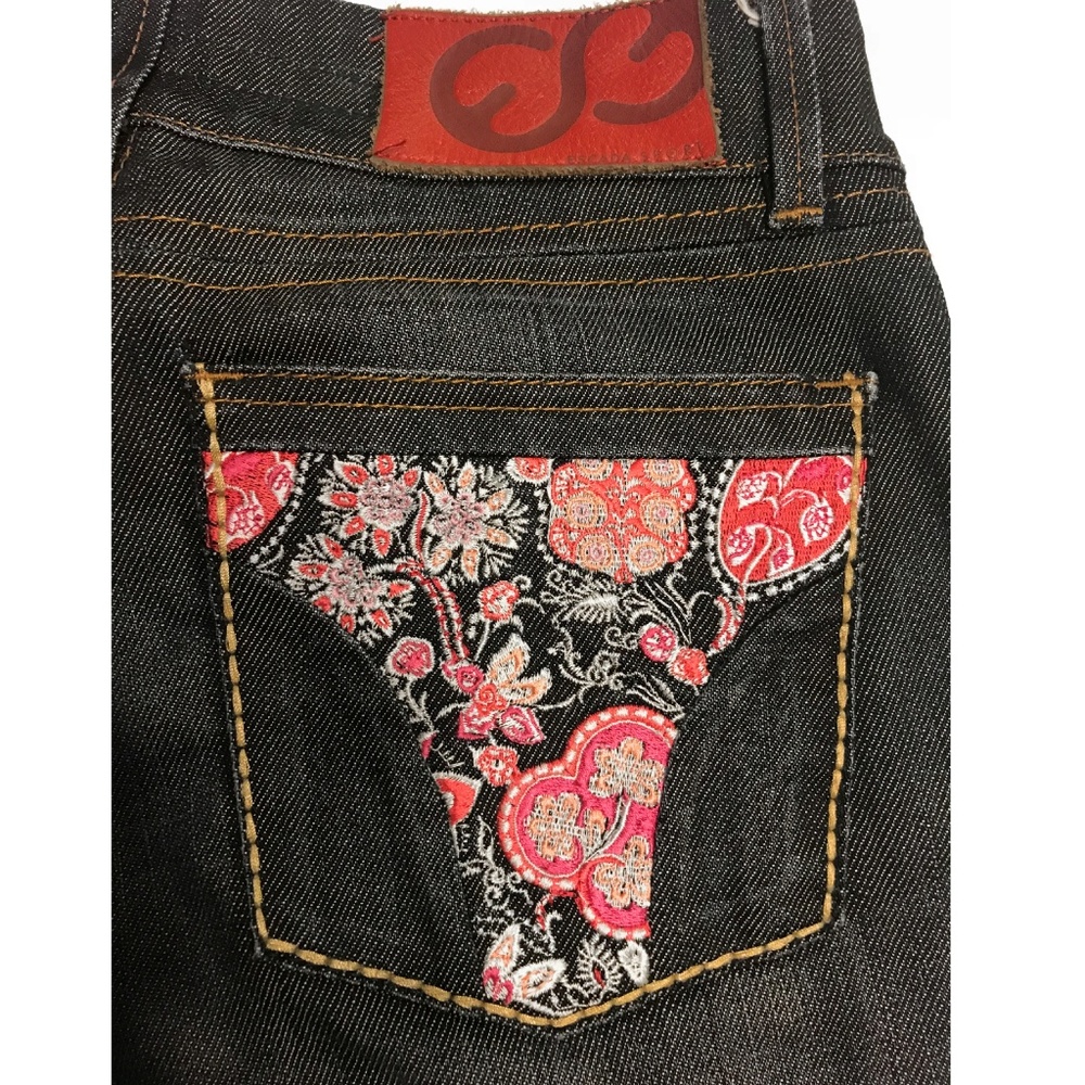 Escada Sport Dark Grey/Blue Cropped Capri Jeans 26
